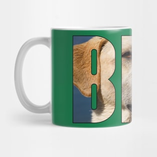 BFF Golden Retriever Photography Typography Pet Dog Mug